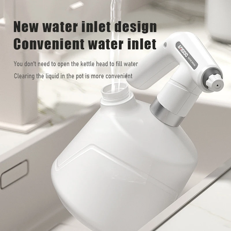 เครื่องพ่นไฟฟ้า-2L ขวดสเปรย์ไฟฟ้าแบบชาร์จไฟได้ เครื่องพ่นสารเคมีแบบพกพาน้ำหนักเบา ใช้งานได้หลากหลายสำหรับทำความสะอาด รดน้ำ ฆ่าเชื้อ