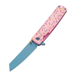 Doughnut folding knife Multi-purpose folding knife Outdoor paring knife Swiss knife Wilderness survival knife Mini knife