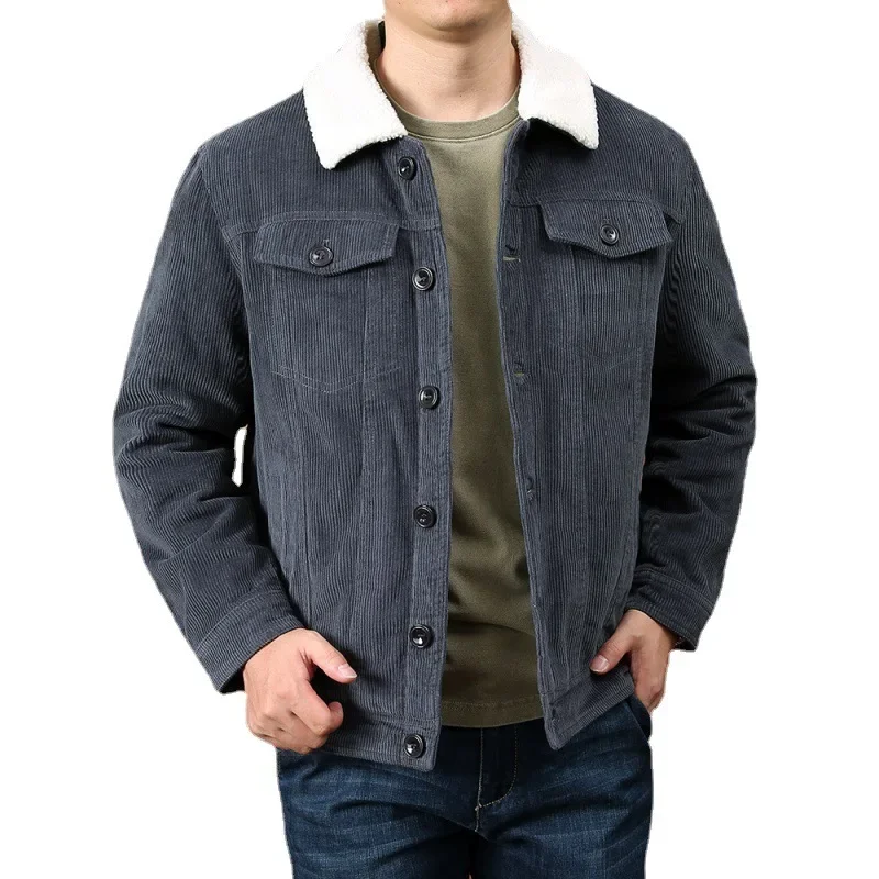 Jaqueta de veludo comprido Puffer masculina, casaco de algodão acolchoado, aquecido, sobre o joelho, estilo coreano, outono e inverno, nova