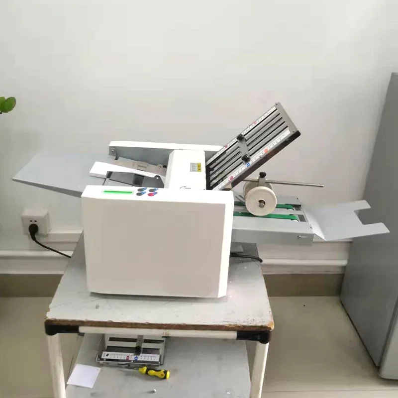 Automatic Paper Folding Machine 4 Folding Plates Z Fold Compact Size Hot Selling in Automatic Paper Processing Equipment