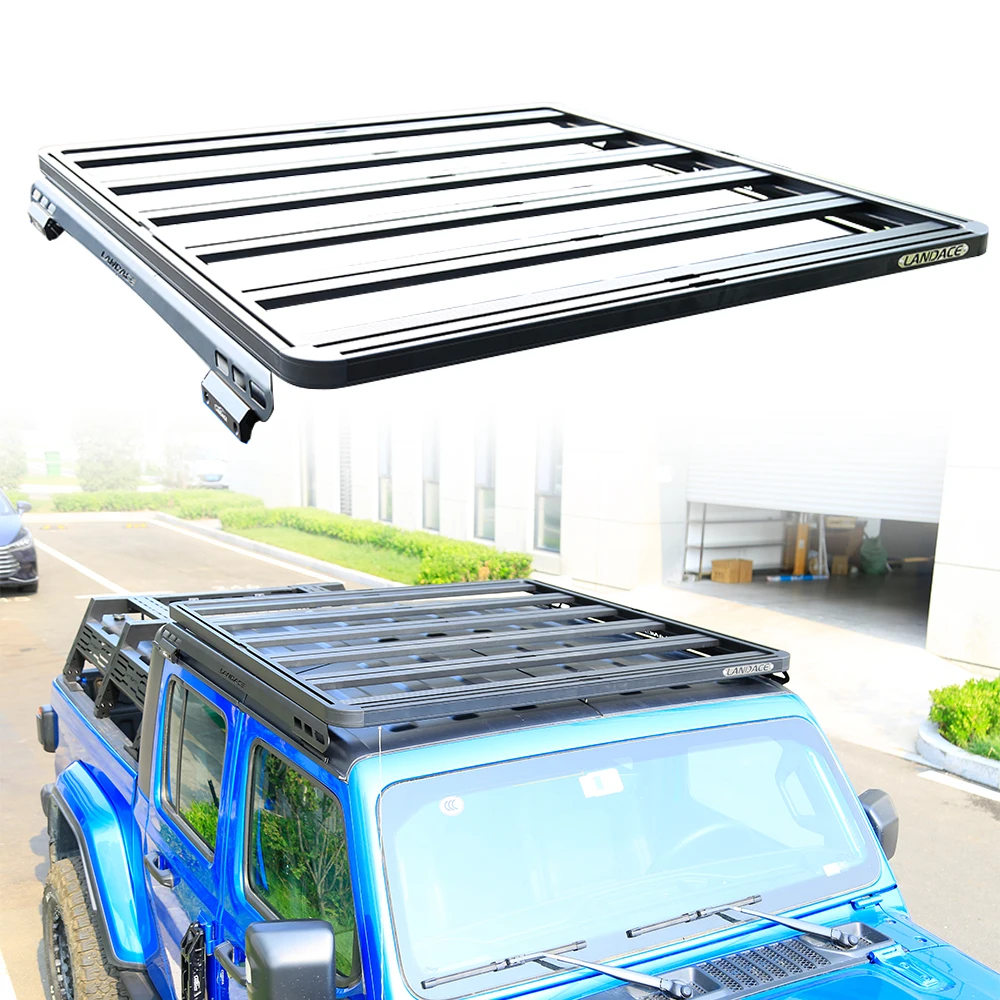 China factory producing black powder coating  slimline roof rack kit for  Jeep Gladiator JT