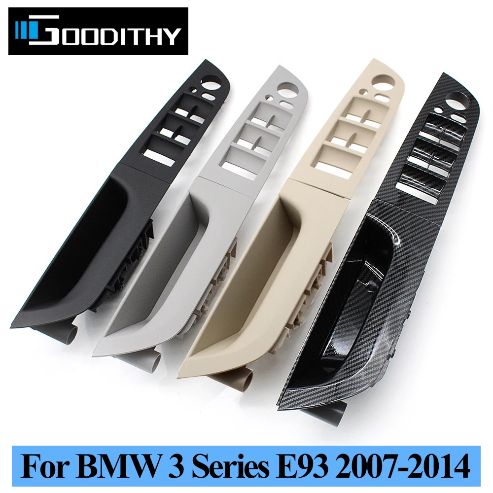 LHD Left Hand Driver Interior Door Armrest Window Switch Cover Panel Trim For BMW 3 Series E93 320i 325i 330i 335i 2007-2014