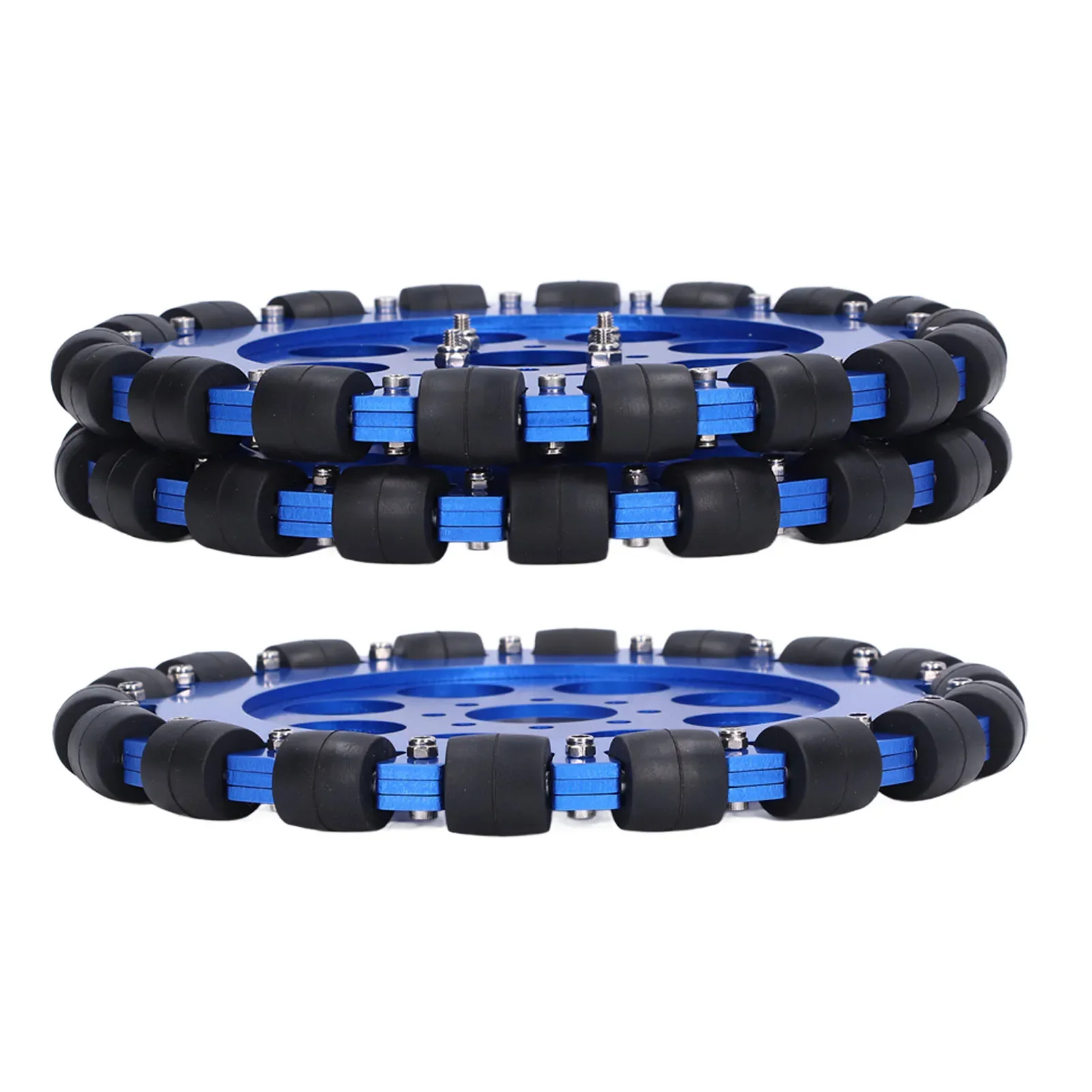 Omni Wheel 8in Omnidirectional Aluminium Alloy Hub Component Part for Robot  DIY Omni Wheel Part Robot Omni Wheel Robot Wheel