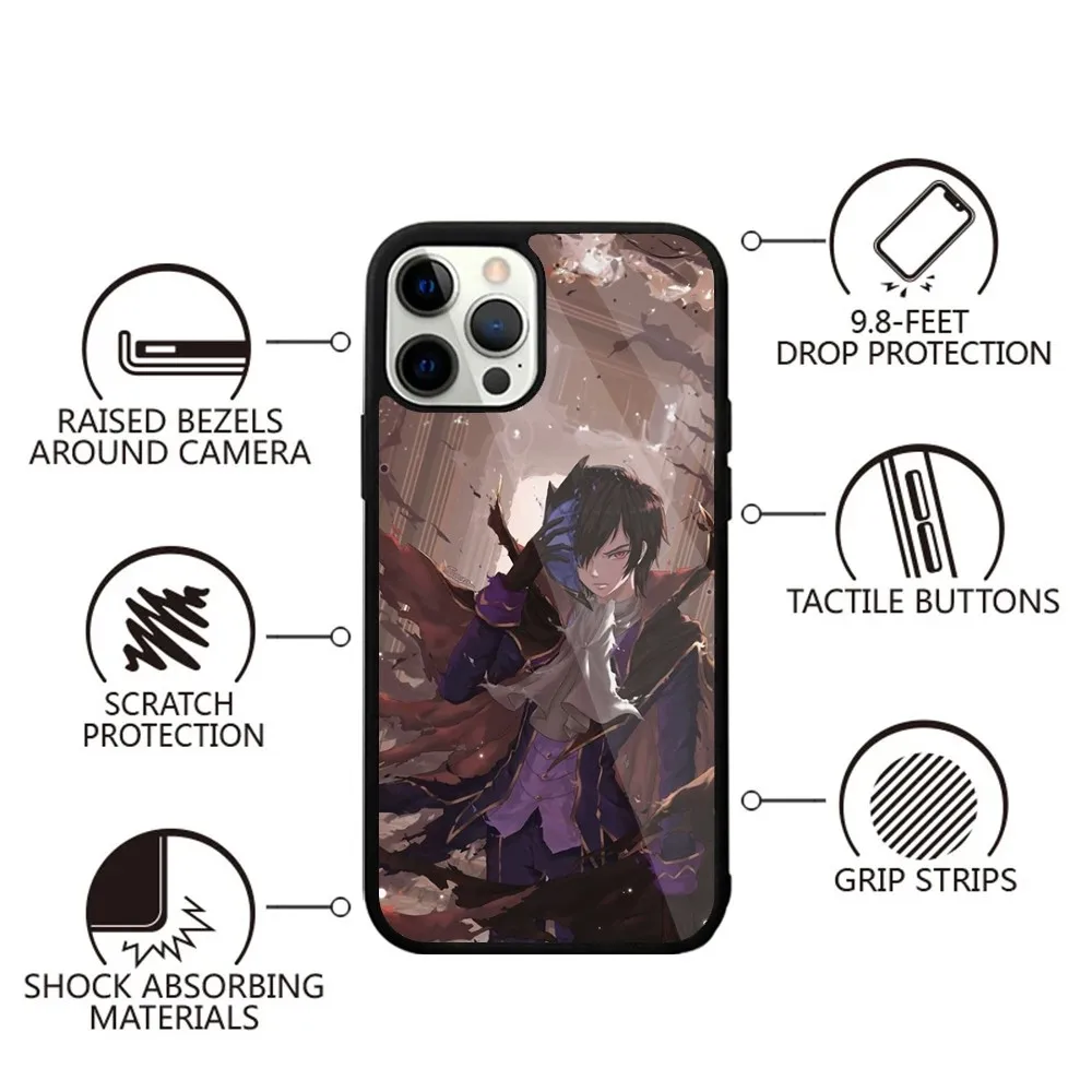 Code G-Geass Lelouch Phone Case For iPhone 16,15,14,13,12,11,Plus,Pro,Max,Mini Magsafe Magnetic Wireless Charging image 4