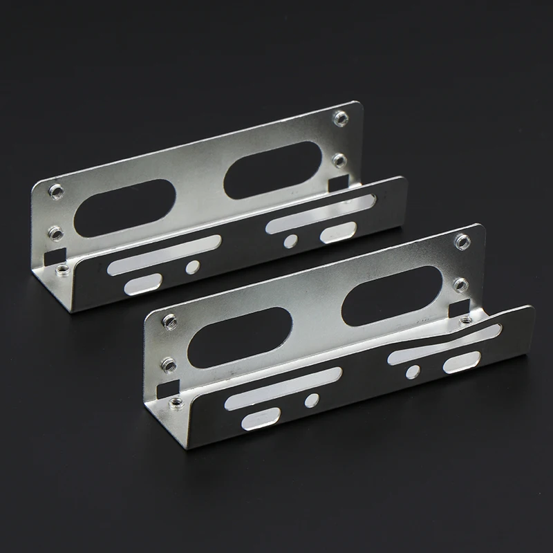 2PCS 3.5 To 5.25 Optical Drive Expansion Holder Hard Drive Rack Bracket Caddy Bay For SSD M.2 HDD Desktop Hard Drive Bracket