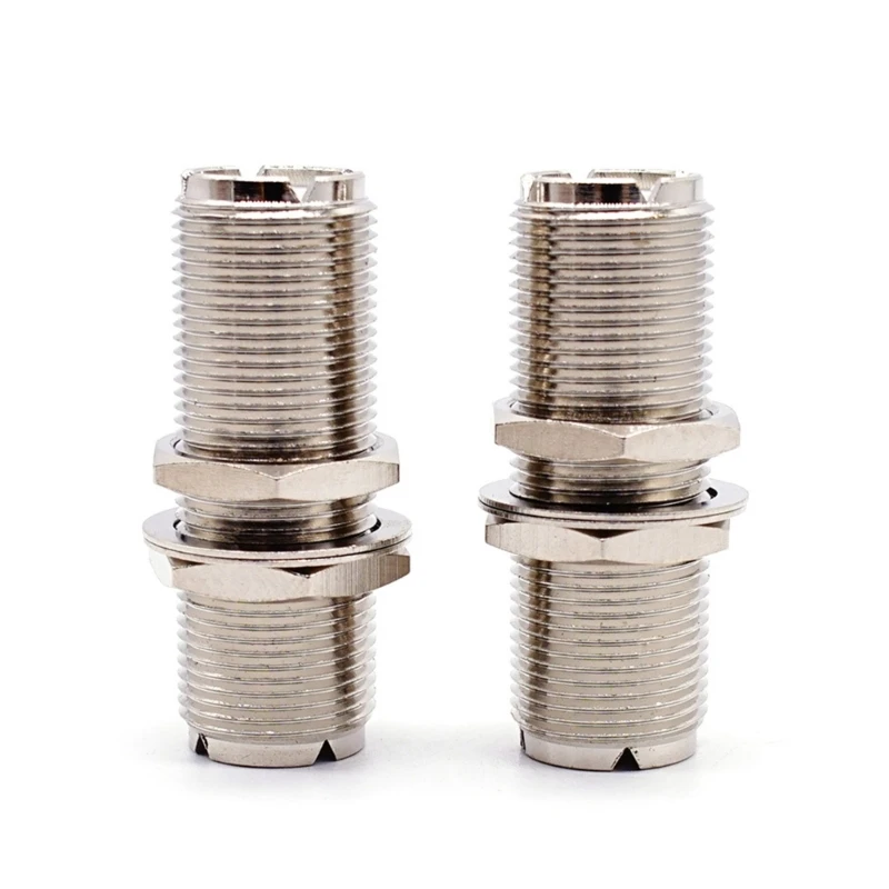 1PC UHF SO239 Female To UHF SO239 Female Straight Connector SO239 Female to UHF