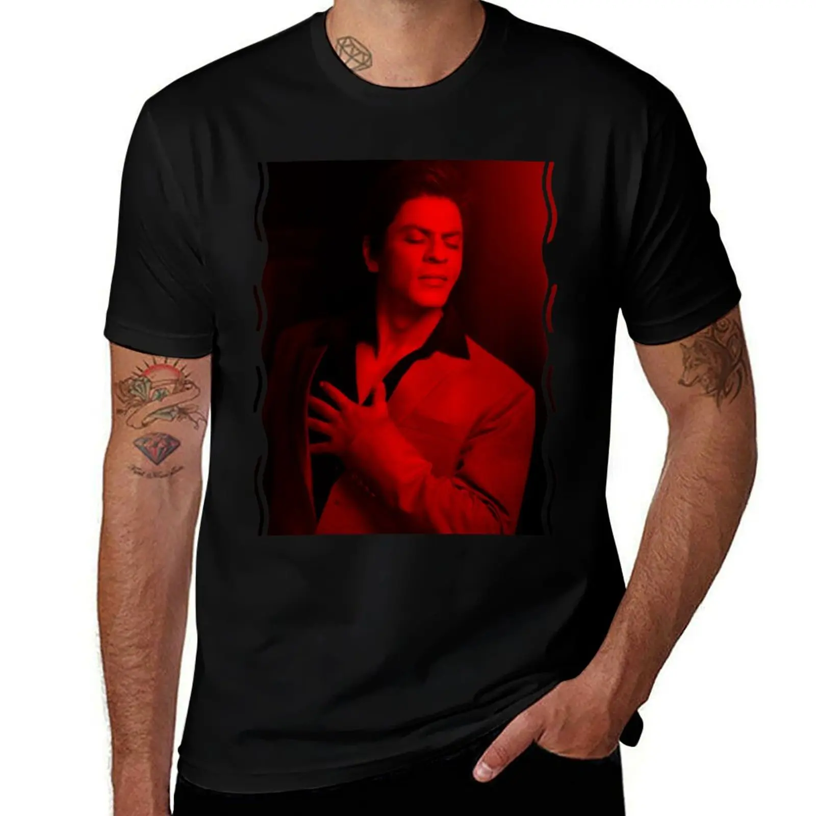 

Shahrukh Khan - Celebrity T-Shirt t shirt man cotton T-Shirt