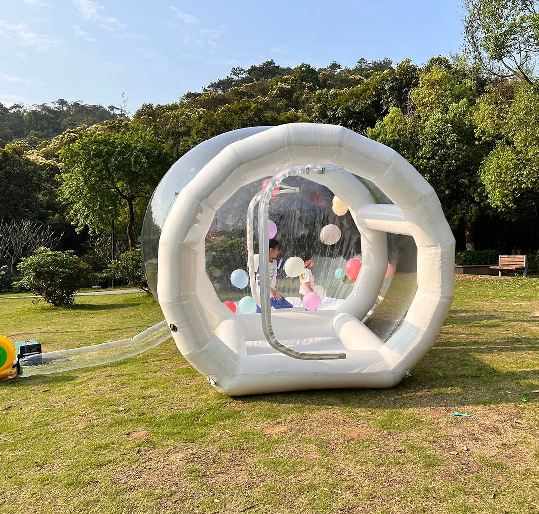 Outdoor Kids Party inflatable Crystal Igloo Dome Bubble Tent Clear Inflatable Bubble Ballon House