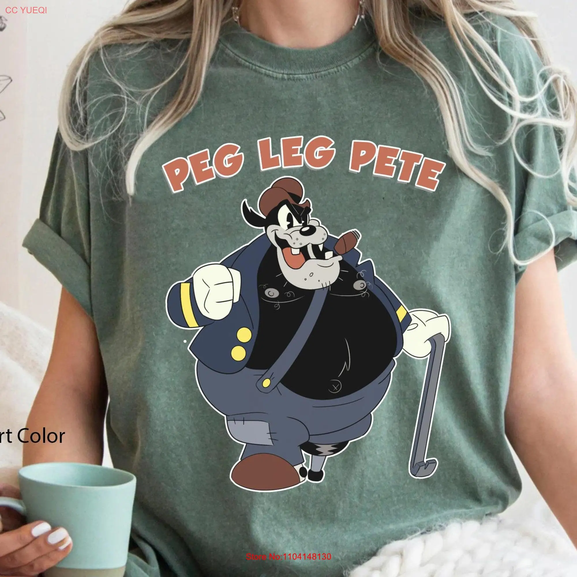 Vintage Peg Leg Pete T Shirt Retro 90s Funny Birthday World 2024 Family Trip Magic Kingdom long or short sleeves