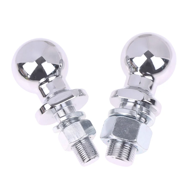 مكونات تخييم RV 50 مم وصلة من الفولاذ المقاوم للصدأ أجزاء مقطورة كرة سحب من الكروم Bola De Remolque Con Rosca