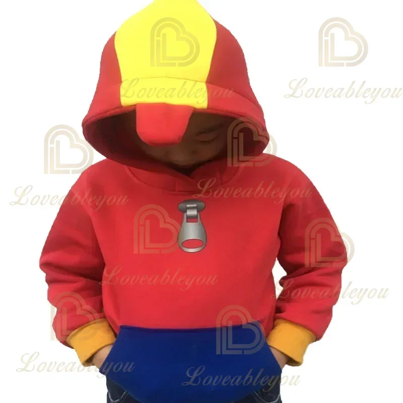 Felpa con cappuccio per bambini abbigliamento invernale Pullover ragazzi Anime figure felpa con cappuccio Nita-Heros Bro-Game cappotto Cosplay