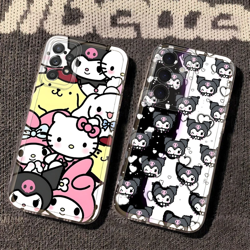 Мягкий чехол для Samsung Galaxy A52 A72 A31 A51 A50 A32 A16 A21s A12 A71 A52s Cute Anime Kuromi