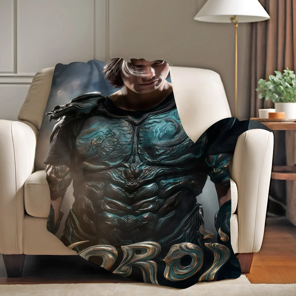 

Singer O-Orelsan Blanket Warm And Soft Suitable For Bedroom Living Room Sofa Bed Office Travel Camping