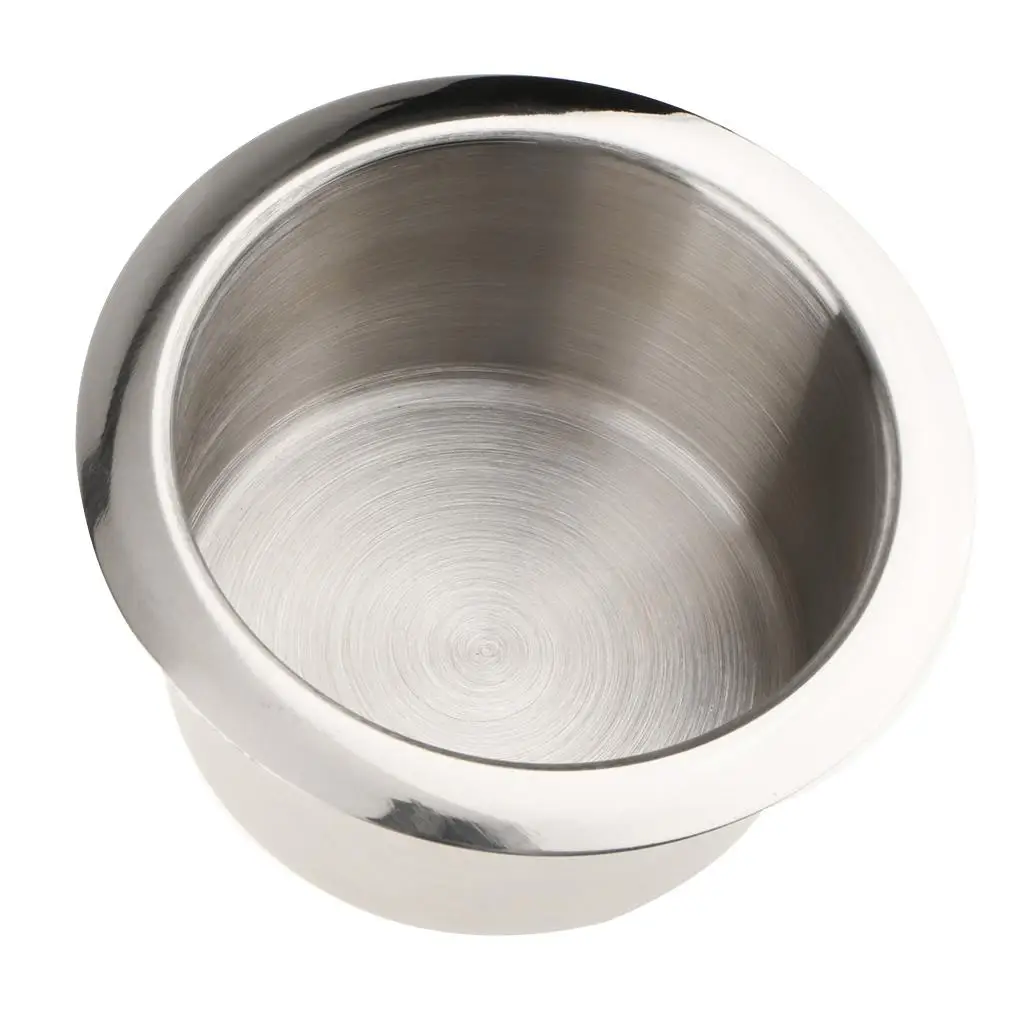 

Polished Stainless Steel Cup Drink Can Holder Vehicle Cup Holder Mount for Boat Car RV Truck