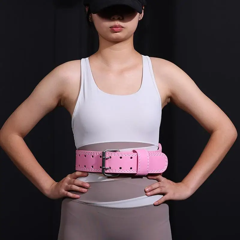 1 قطعة حزام رفع الأثقال للرجال والنساء الصالة الرياضية حزام رفع الأثقال حزام رفع الأثقال لتدريب القوة الثقيلة لرفعة القرفصاء الميتة