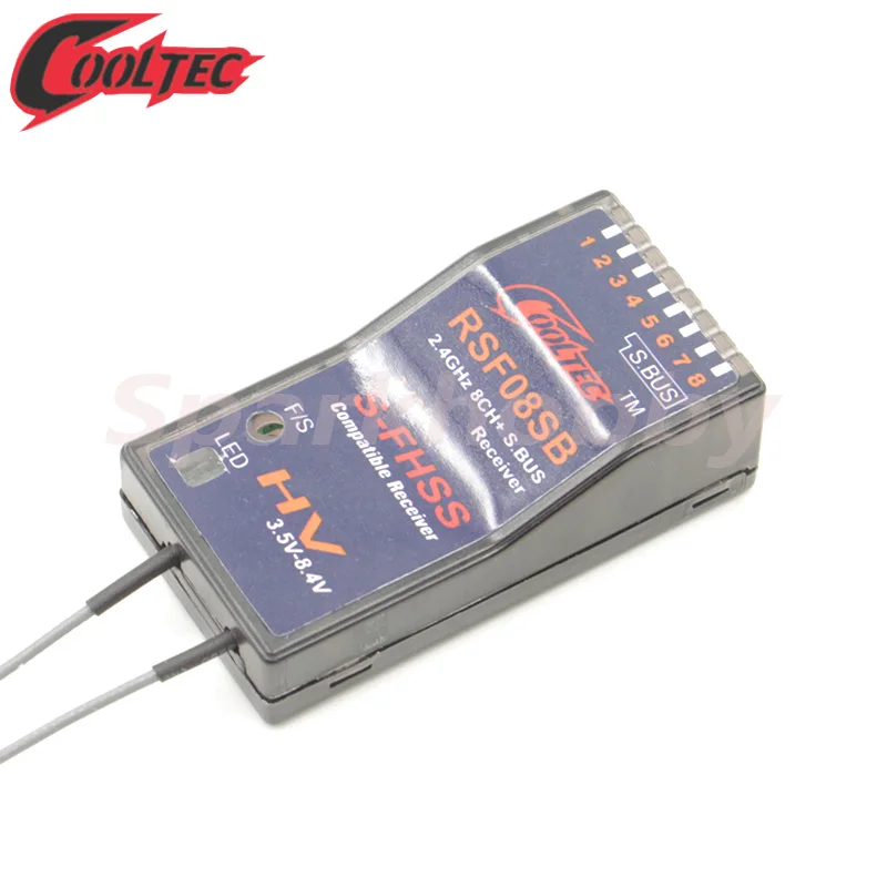 Cooltechnology RSF08SB ricevitore Futaba S-FHSS 8CH + SBUS ricevitore compatibile per 10J, 8J, 6K, 6J, 14sg,T16SZ, 18MZWC,18SZ, TM-FH