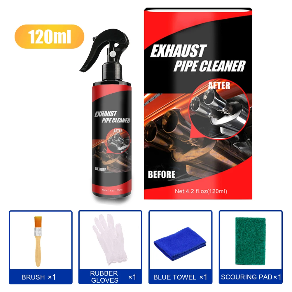 120ml Multi Purpose Rust Remover Spray Metal Surface Chrome Paint Car Maintenance Iron Powder Cleaning Rust Remover Cleaner