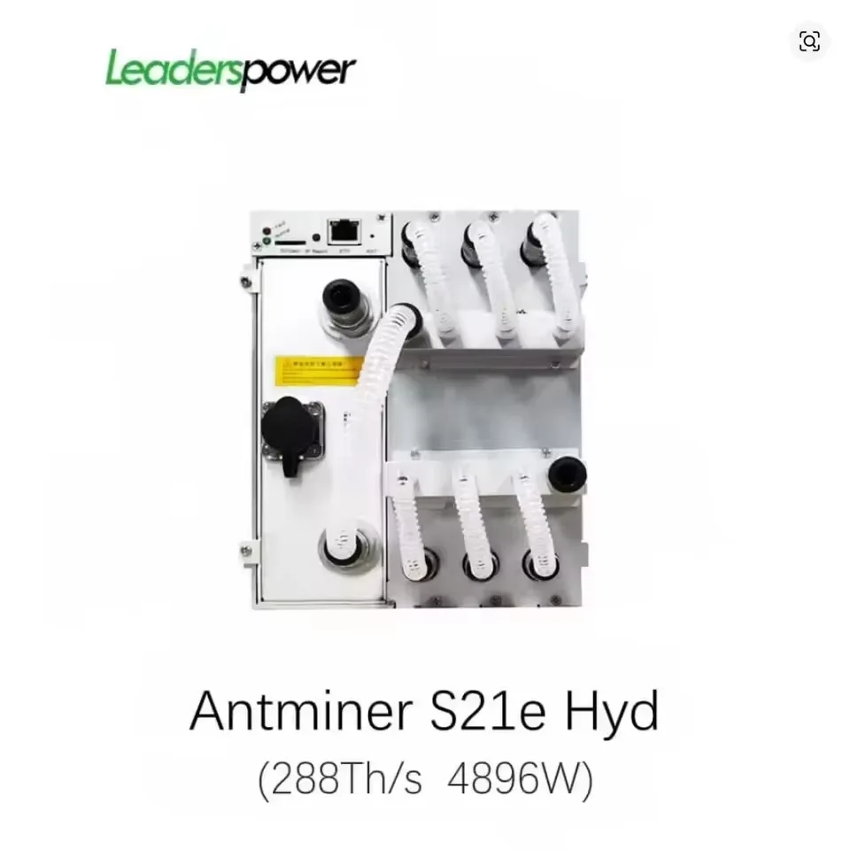 

Bitmain Antminer S21e XP Hyd 288TH/s 4896W - Hydro Cooling BTC Coin SHA-256 Cryptocurrency Mining Hardware, Water Cooling Soluti