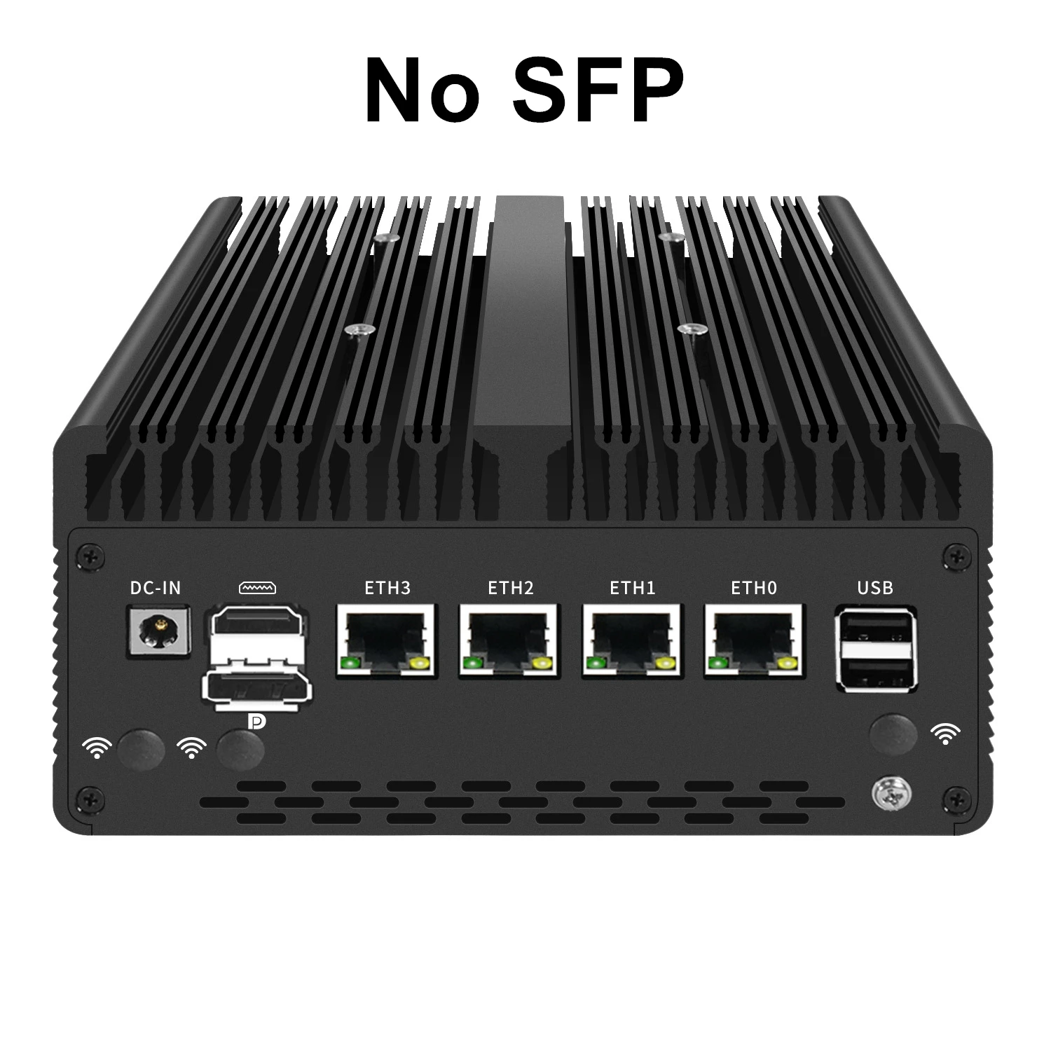 Solid Firewall Appliance 12th Gen Intel Pentium Gold 8505 Mini PC 10G/1G SFP 4*2.5G RJ45 LAN 2*DDR5 NVMe Proxmox ESXi Server