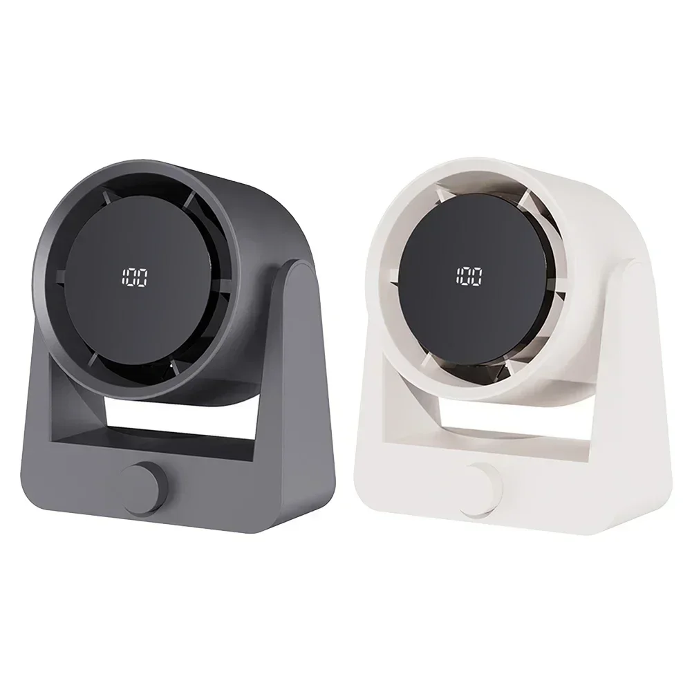 Adjustable Fan Electric Fan Indoor Cooling 100 Speed Levels 3D Air Circulation 4000 MAh Battery Flexible Mounting
