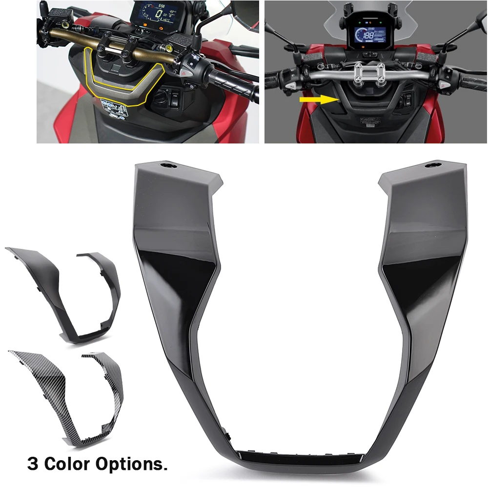 For Honda ADV160 ADV 160 2023-2024 Unpainted Front Upper Top Cover Bodywork Fairing Kit Motorcycle Replace Part