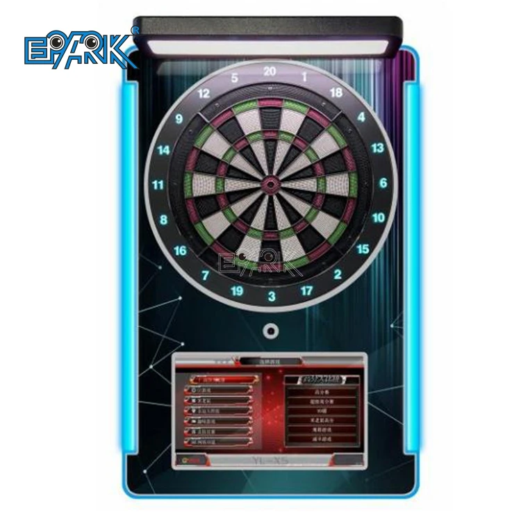 Coin Operated Darts Machine With Smart Online Match Darts Mini Plus Dart Game Machine For Game Center