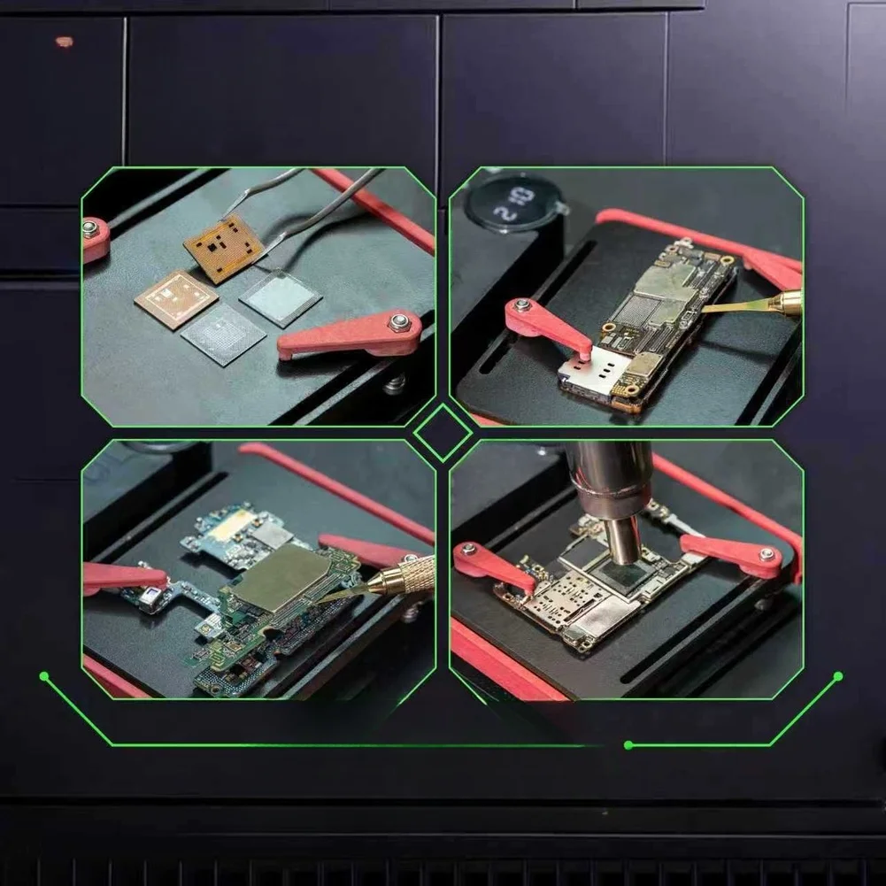 PH11 Preheating Platform for SmartFor phone PCB Tasks - Sliding Base Aluminum Alloy Heating Plate 10.5x12.2x3.2cm
