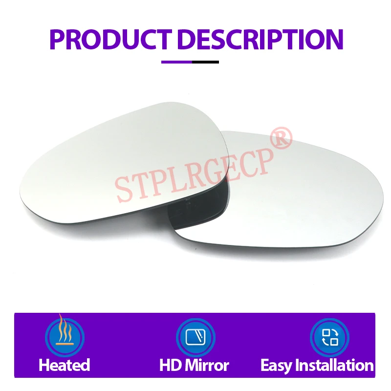 Stplrgecp Left or Right Door Side Wing Mirror Glass Power Heated