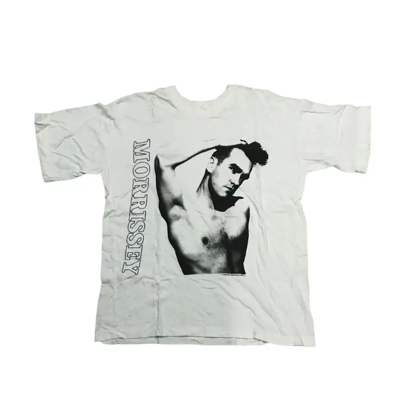 Camiseta vintage de la empresa Morrissey Sire Records de los años 80