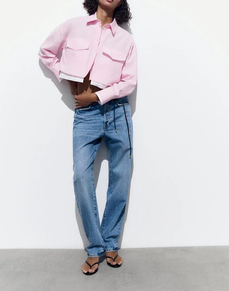 春夏新作 スリムフィット 細見え オーバーロング丈 長袖 イルト ケット付き 多用途 カジュアル レディース イルト