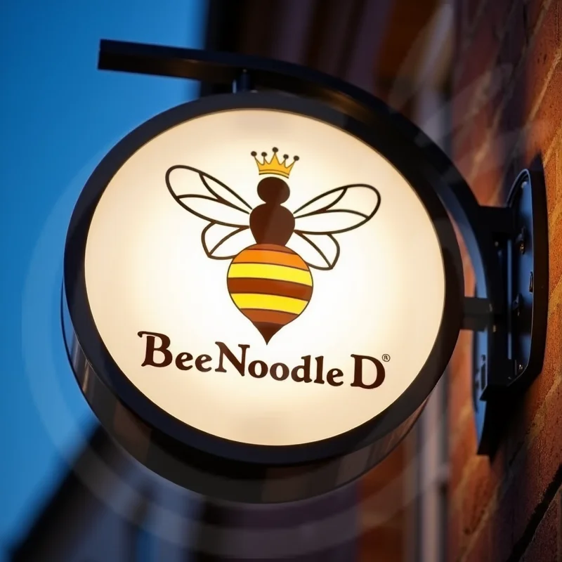 

Изготовленный на заказ круглый акриловый светодиодный световой короб для всех магазинов, водонепроницаемый двусторонний универсальный настенный дисплей для бизнес-вывесок