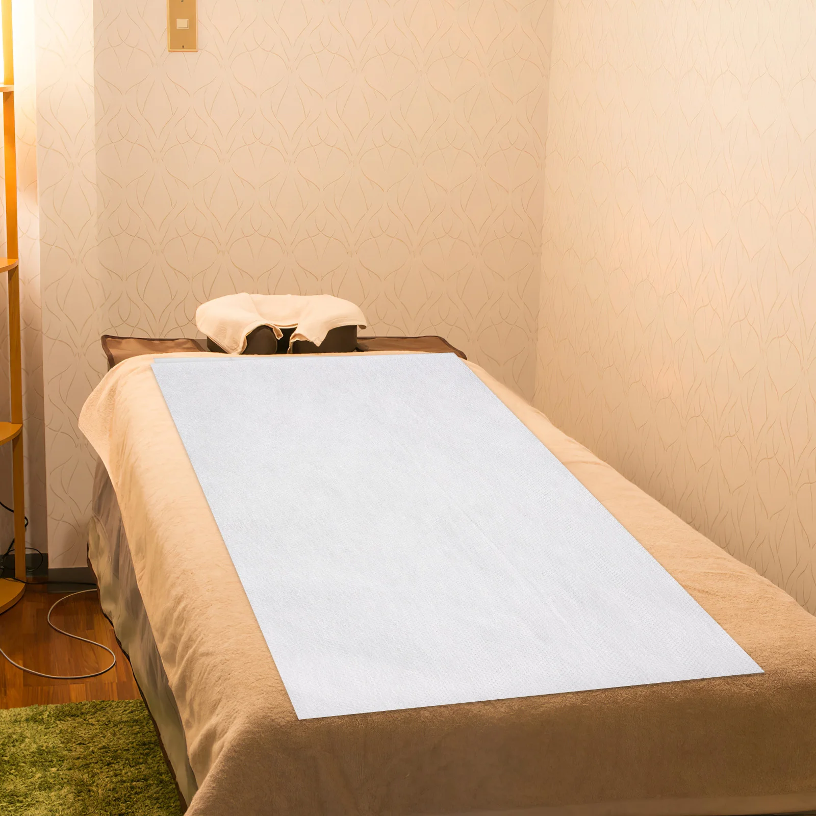 

40Pcs Disposable Bed Sheets for Salon Massage Table Non-Woven Fabric Spa Hotel Travel One-Time Use Disposable Bed Sheets