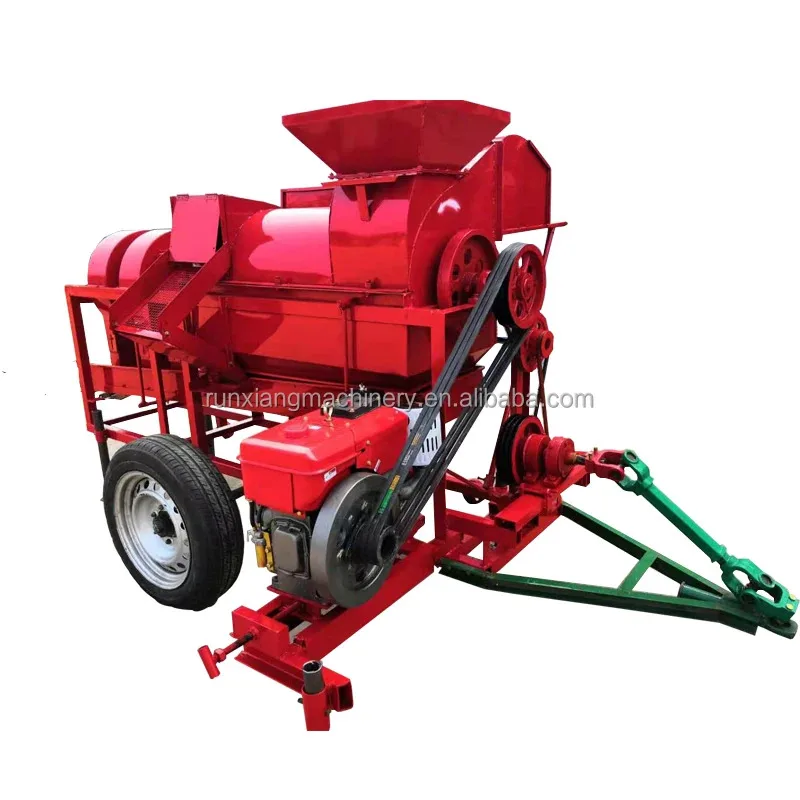 

For Sea Shipping CustomizedHot Sale Large Multifunctional Large Thresher Machine Corn Maize Peeling and Threshing Machine
