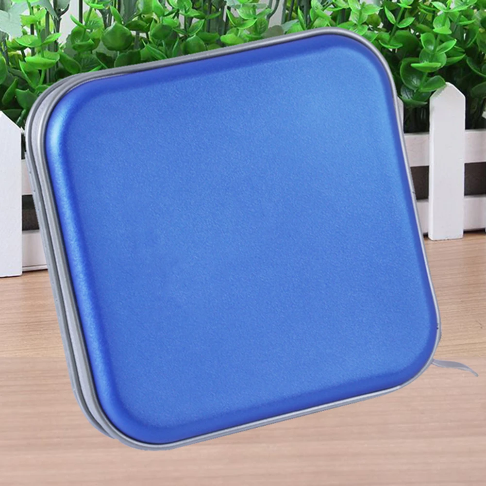 40pcs Capacity Disc CD DVD Wallet Storage Organizer Case Holder(Blue)