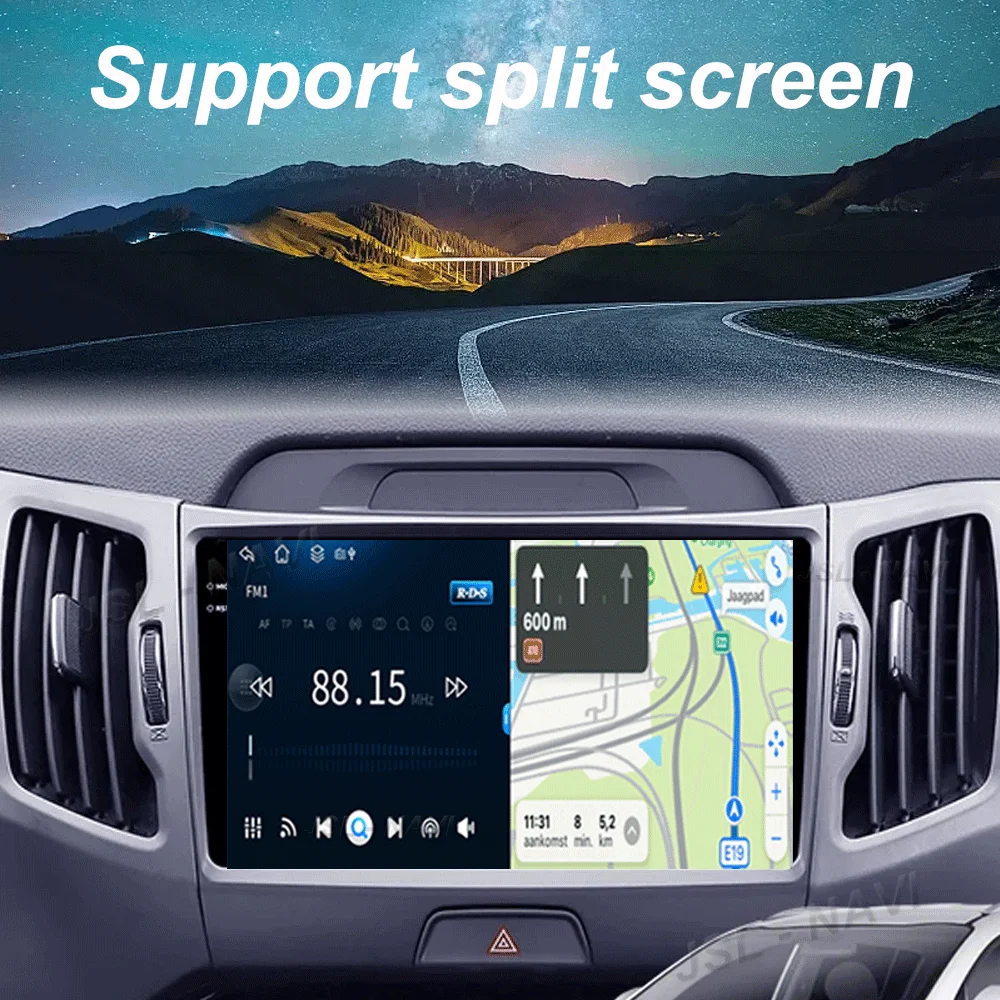 

Android 14 Car Radio For Kia Sportage 3 SL 2010 - 2016 Multimedia Video Player Navigation GPS No 2din 2 din dvd