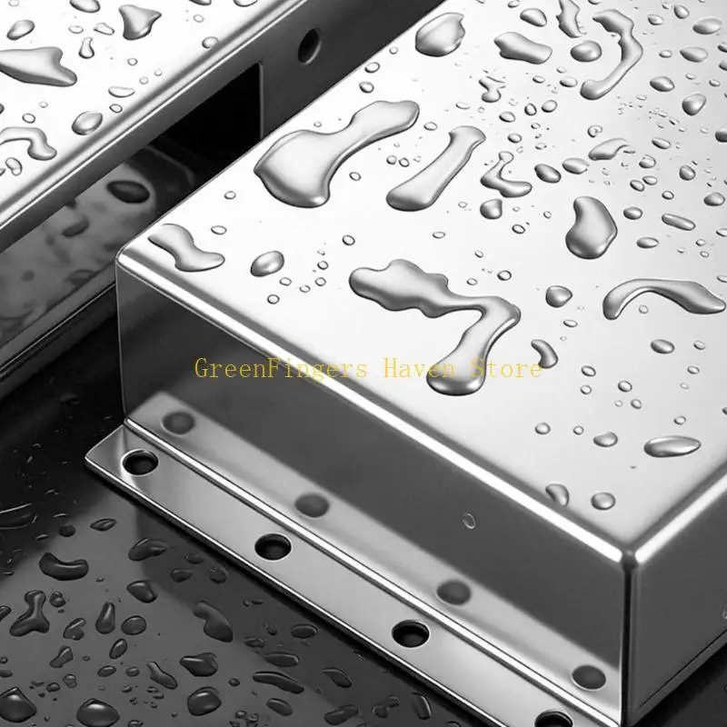 F68D Professional Door Reinforcement Plate Stainless Steel Deadbolts Strikes Plate