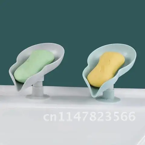 2021 Bathroom Accessories Gadget Soap Dish Sponge Storage Plate Tray Soap Stand Shower Soap Washbasin Box Newest Soap Holder