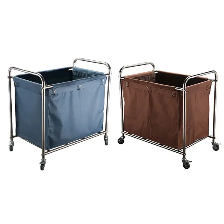 Hotel Linen Cleaning Laundry Trolley Cart Commercial Laundry Cart Linen Trolley