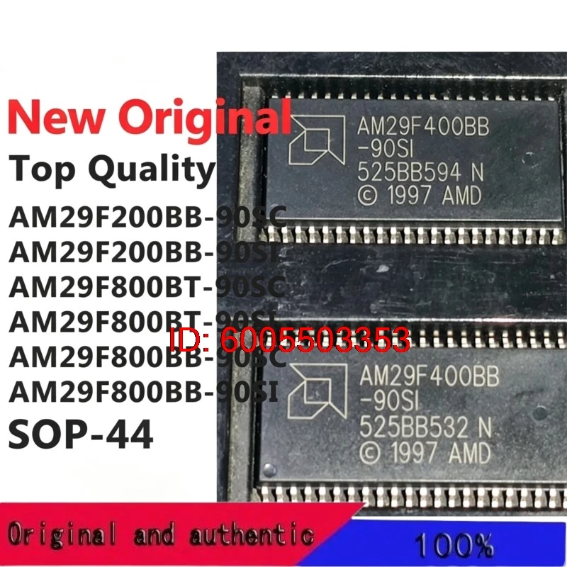 (1 Piece) AM29F200BB-90SC AM29F200BB-90SI AM29F800BT-90SC AM29F800BT-90SI AM29F800BB-90SC AM29F800BB-90SI SOP-44 New Original