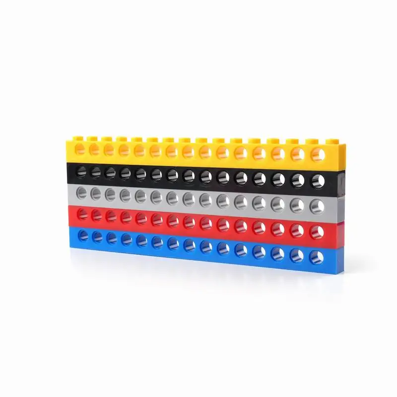 

MOC high-tech Parts MOC Technical Building Block 1x16 Brick 15 Holes 3703 Suitable For All Brands Small Particles Toy