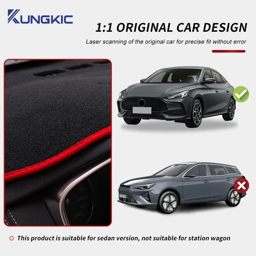 Imagen 2 del producto Para MG 5 MG5 MG GT 2020 2021 2022 2023, accesorios para coche, cubierta para salpicadero, alfombrillas parasol para evitar almohadillas de luz, alfombras Anti-UV