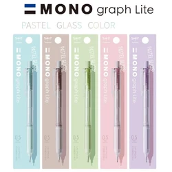 New Japan Tombow Automatic Pencil MONO Graph Lite 0.5mm Anti-slip Pen Holder Replaceable Rubber Tip Student Supplies