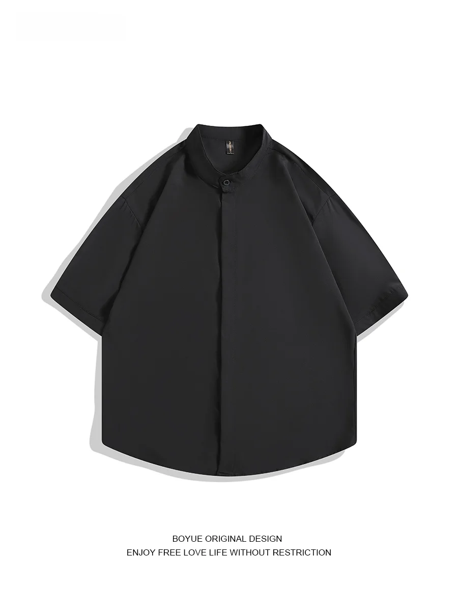 

Легкая модная верхняя одежда Boyue Casual Busin Faion с воротником-стойкой для молодых мужчин на лето