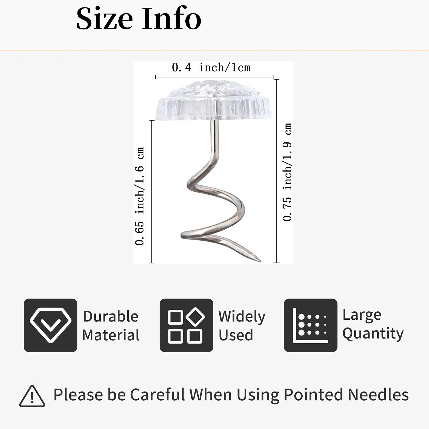 20-100pcs Clear Head Bed Skirt Pins Twist Fixing Anti-Slip Invisible Stainless Steel Upholstery Slipcovers Home Textile Supplies