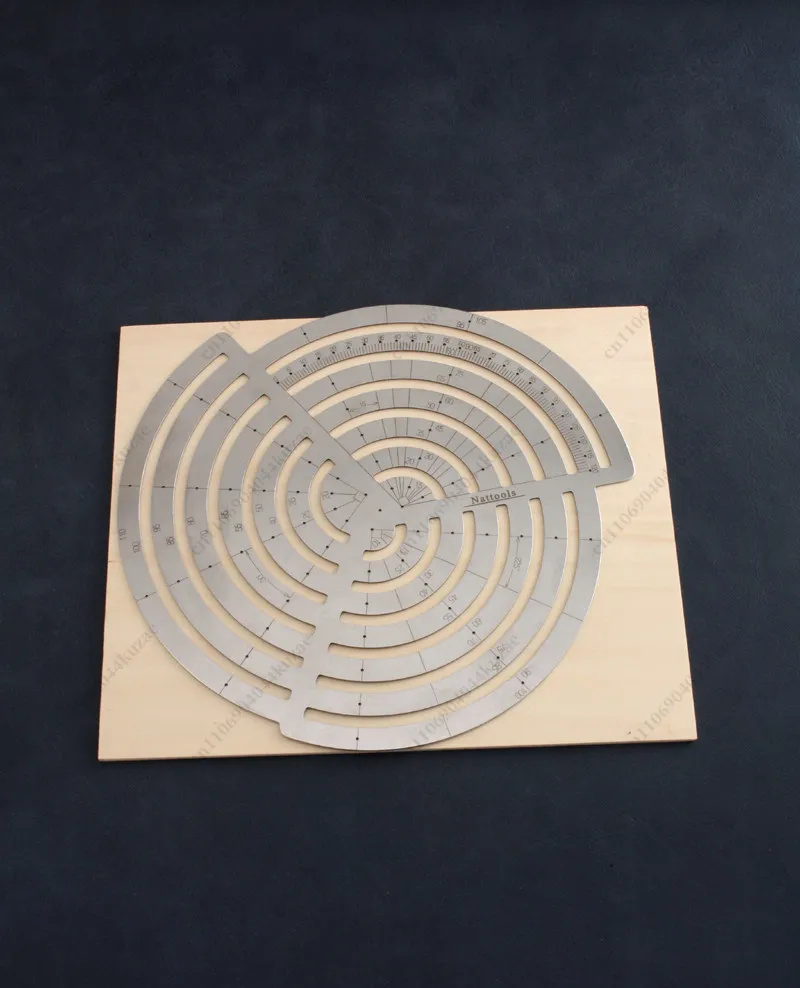 Stainless Steel French Curve Template Ruler, Metal Cloud Shape Drawing Tool for Leather Craft Designing