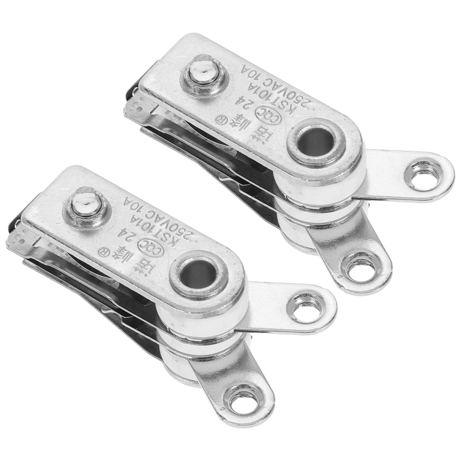 

2 Pcs Electric Wok Thermostat Oven Replacement Parts Air Fryer Temperature Control Switch Heater