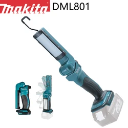 마키타 DML801 탐조등 LED 18V LXT 리튬 야외 실내 건설 현장 다목적 휴대용 손전등 베어 도구, 240LM