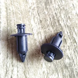 20Pcs clip di fissaggio del pannello di rivestimento della portiera dell'auto foro da 7mm elementi di fissaggio automatici universali rivetti in plastica per Honda Toyota Kawasaki Suzuki