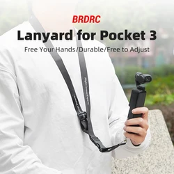 BRDRC Neck Strap Lanyard for DJI Pocket 3 Adjustable quick buckle Lightweight breathable  Camera Universal Accessories Belt