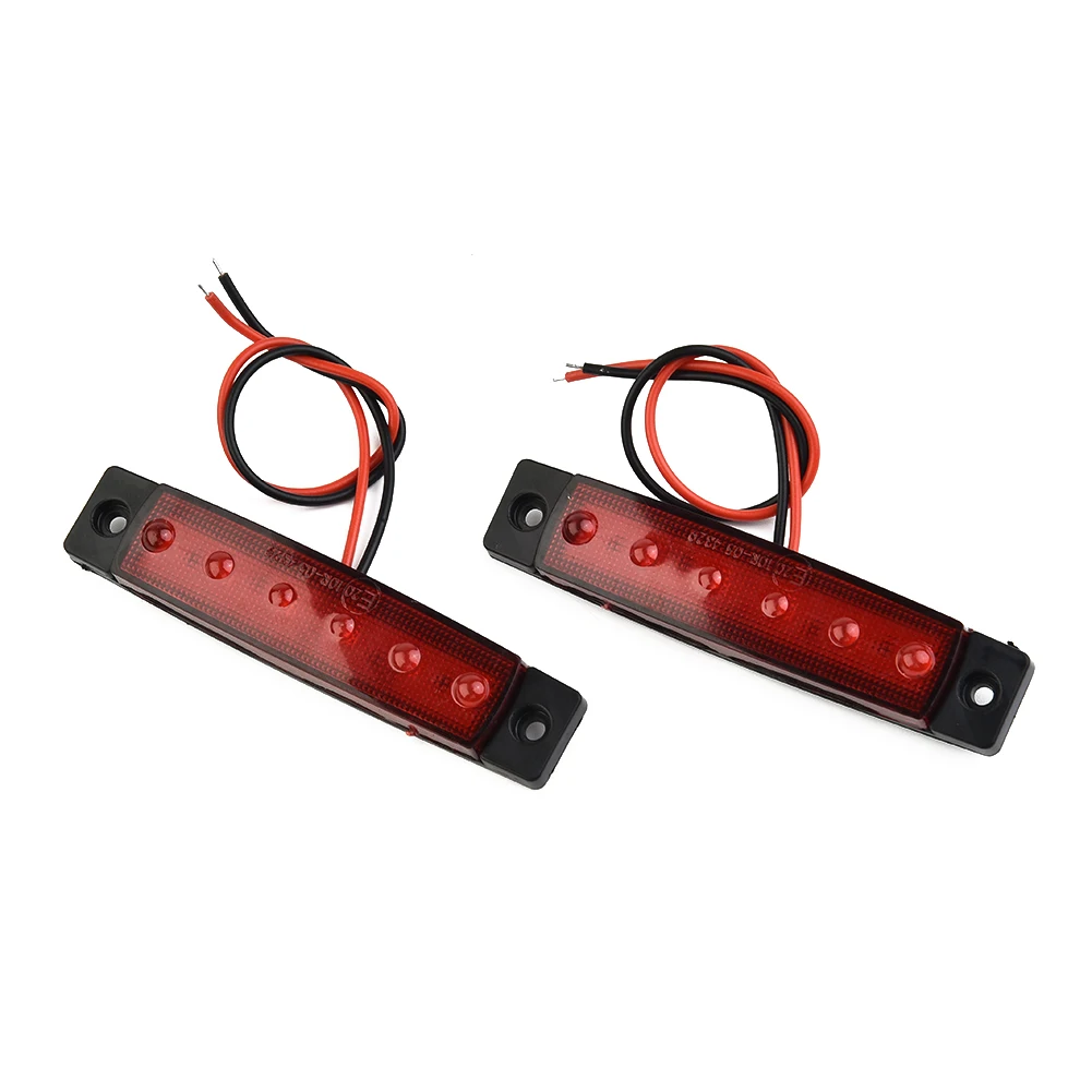 Sealed Turn Stop Marker Light Tail Light for Truck Trailer RV Boat DC 12V Low Power Consumption Double-sided panel